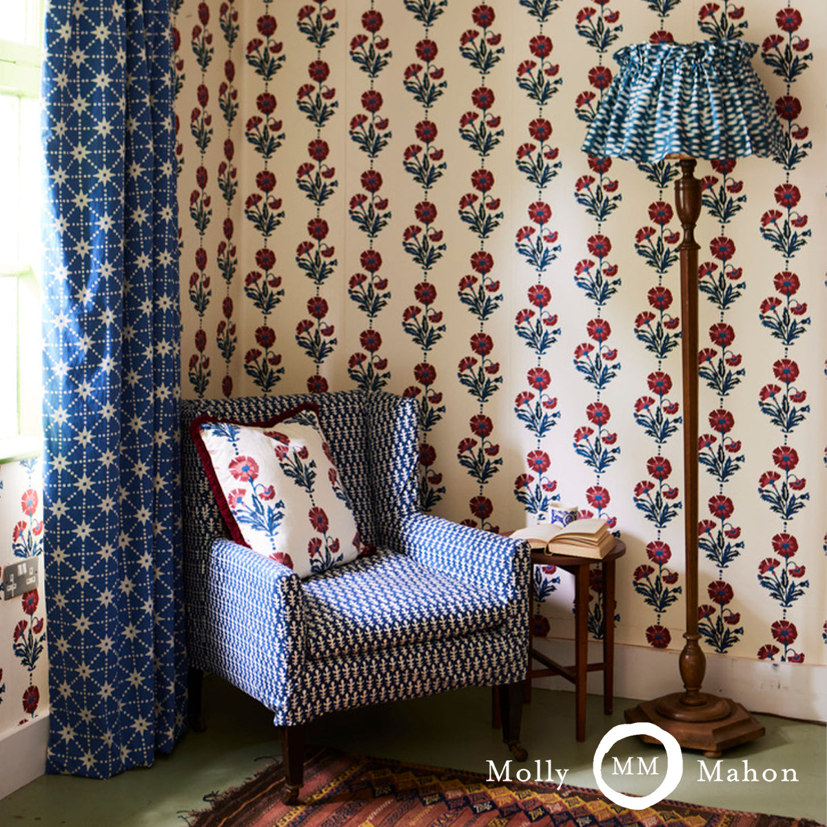 DIANTHUS PRINT | Indigo & Iron