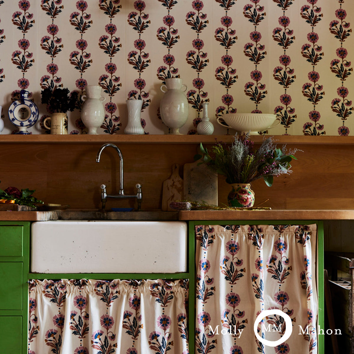 DIANTHUS PRINT | Indigo & Iron