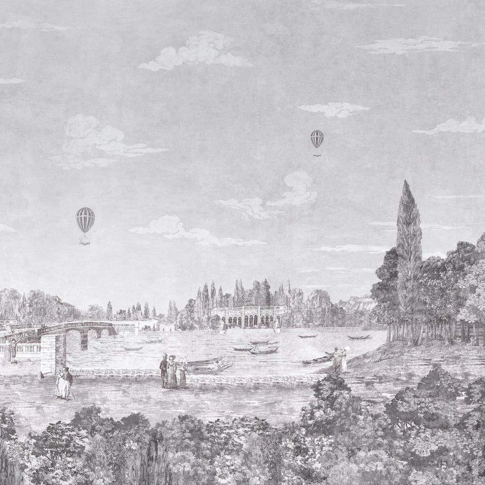 PROMENADE 4 PANEL SET | Grisaille