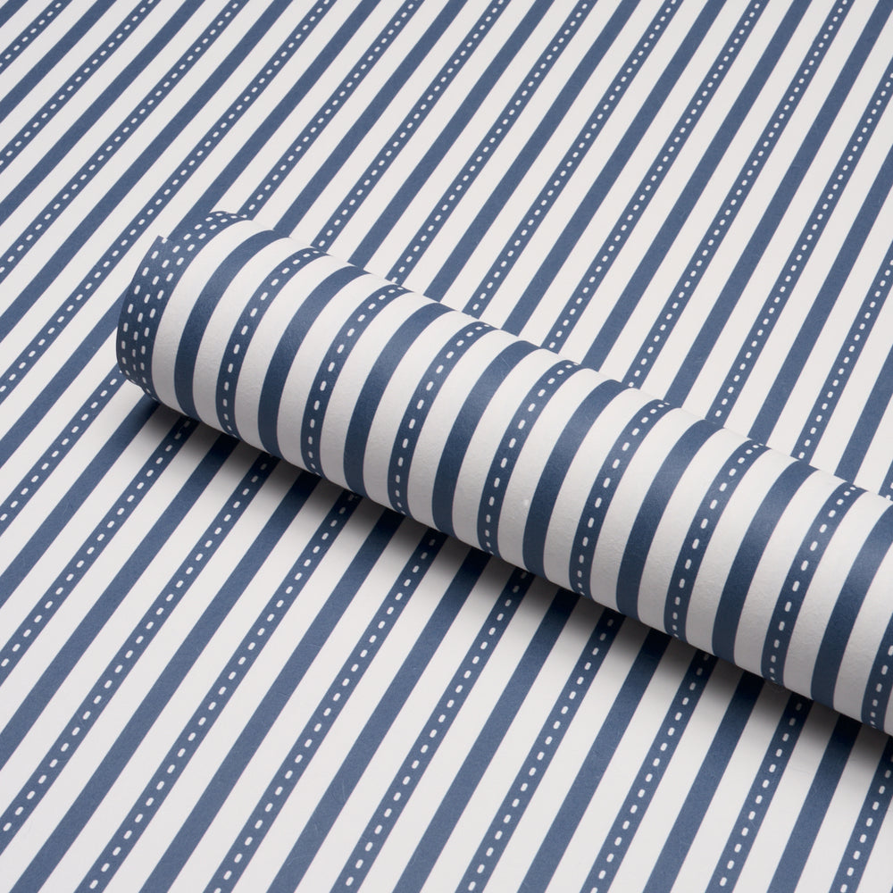 Mathis Ticking Stripe | Indigo