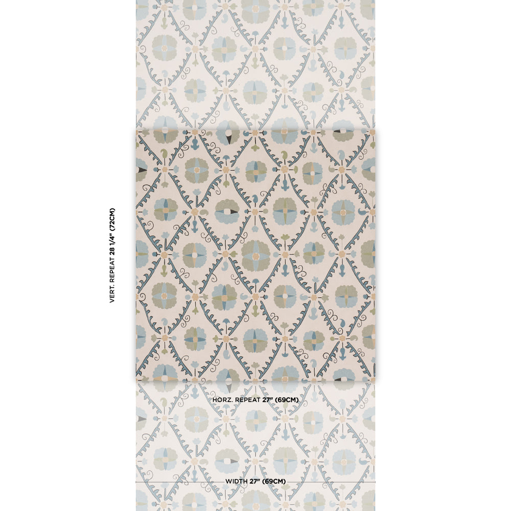 Amal | Calm Blue/Laurel Green
