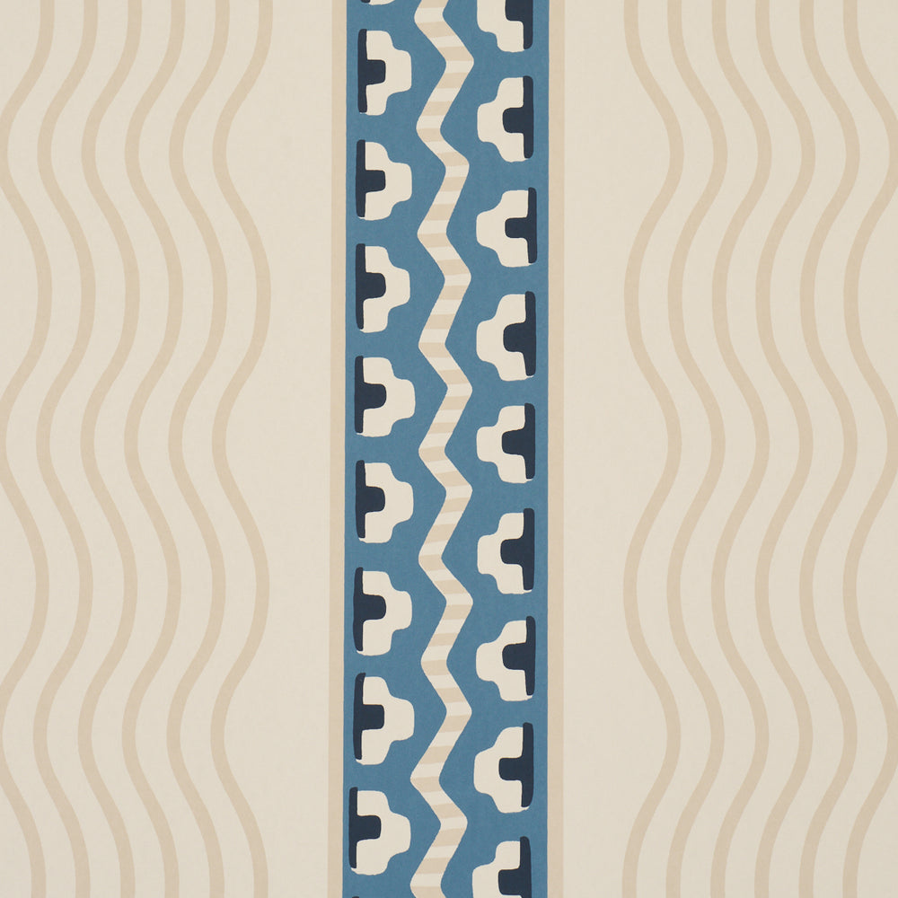 Crème Anglaise | English Cream/Denim Blue
