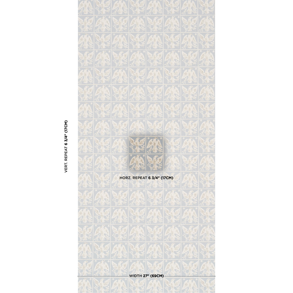 BARTON'S EAGLE HAND PRINT | Blue
