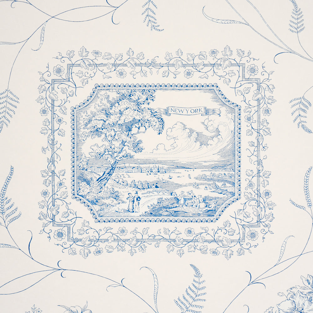 Century Scenic Toile | Blue