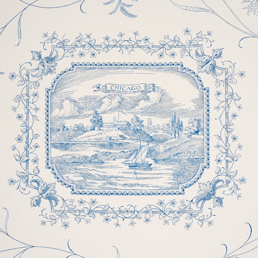 Century Scenic Toile | Blue