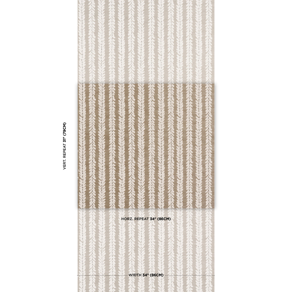 WOODPERRY HAND PRINTED SISAL | Flax
