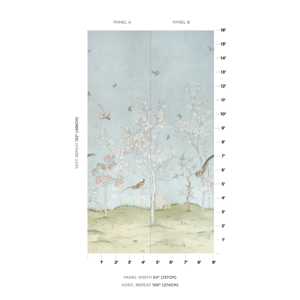 MORNING SYMPHONY 2 PANEL SET | Sky