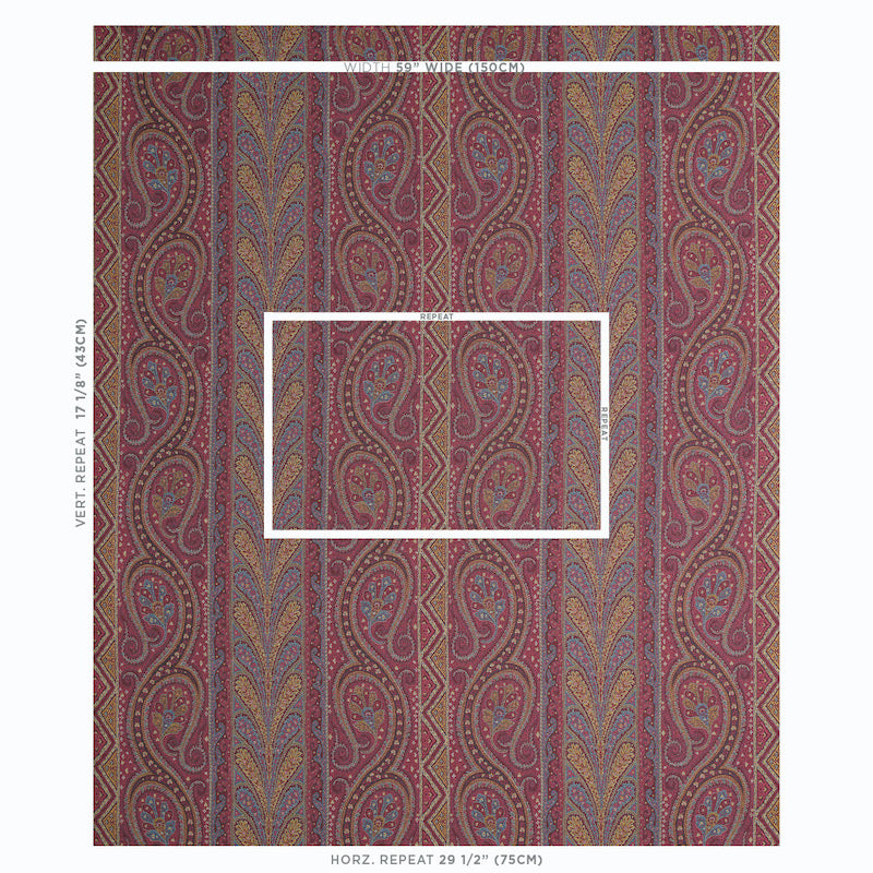 CHATELAINE PAISLEY | Magenta