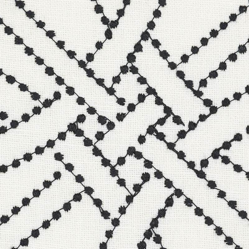 Durance Embroidery | Black & White