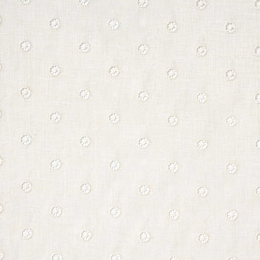 Olivia Sheer Embroidery | Eggshell