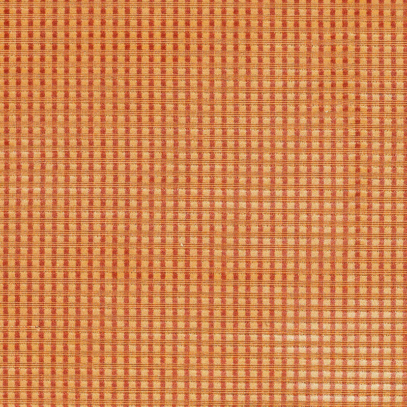 TRIANON VELVET CHECK | Terracotta