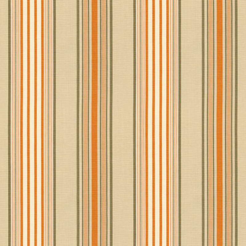 SARATOGA COTTON STRIPE | Beige / Mocha / Pumpkin