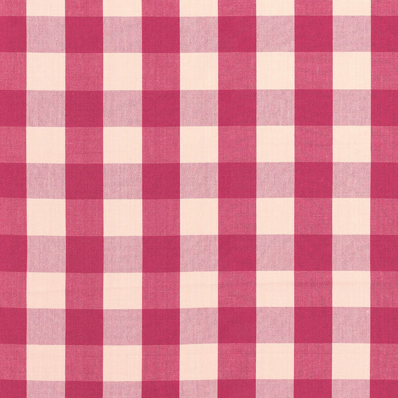 CAMDEN COTTON CHECK | RASPBERRY