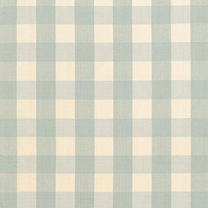 CAMDEN COTTON CHECK | AQUA