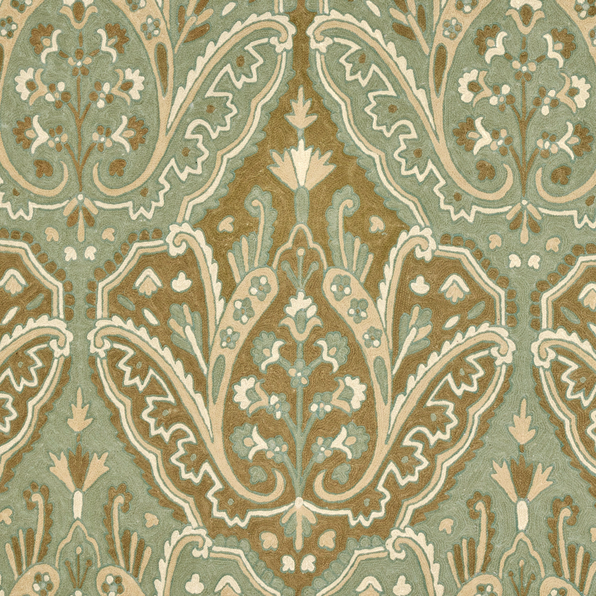 Maharajah Crewel Embroidery | Verdigris