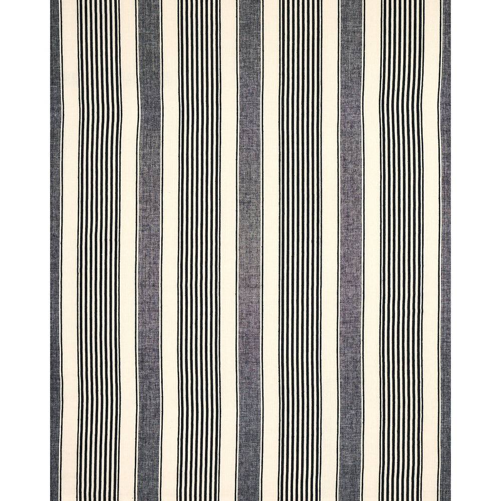 SUMMERVILLE LINEN STRIPE | Black