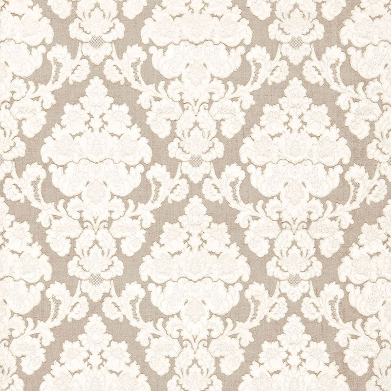 MONTALCINO APPLIQUÉ DAMASK | LINEN