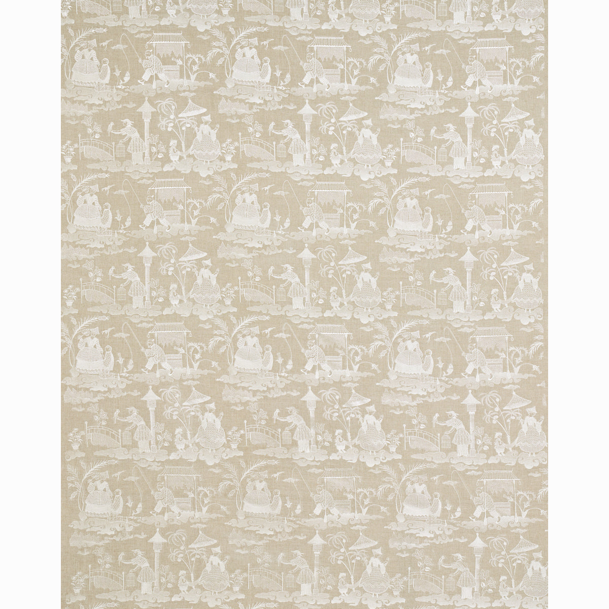 Bassano Embroidered Toile | Linen