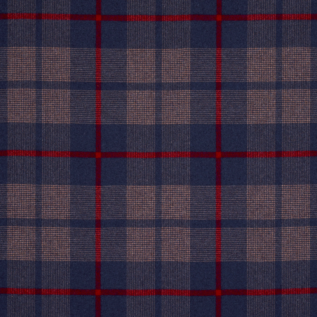 MONTANA WOOL PLAID | Navy