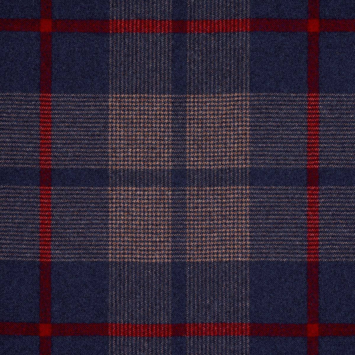 MONTANA WOOL PLAID | Navy