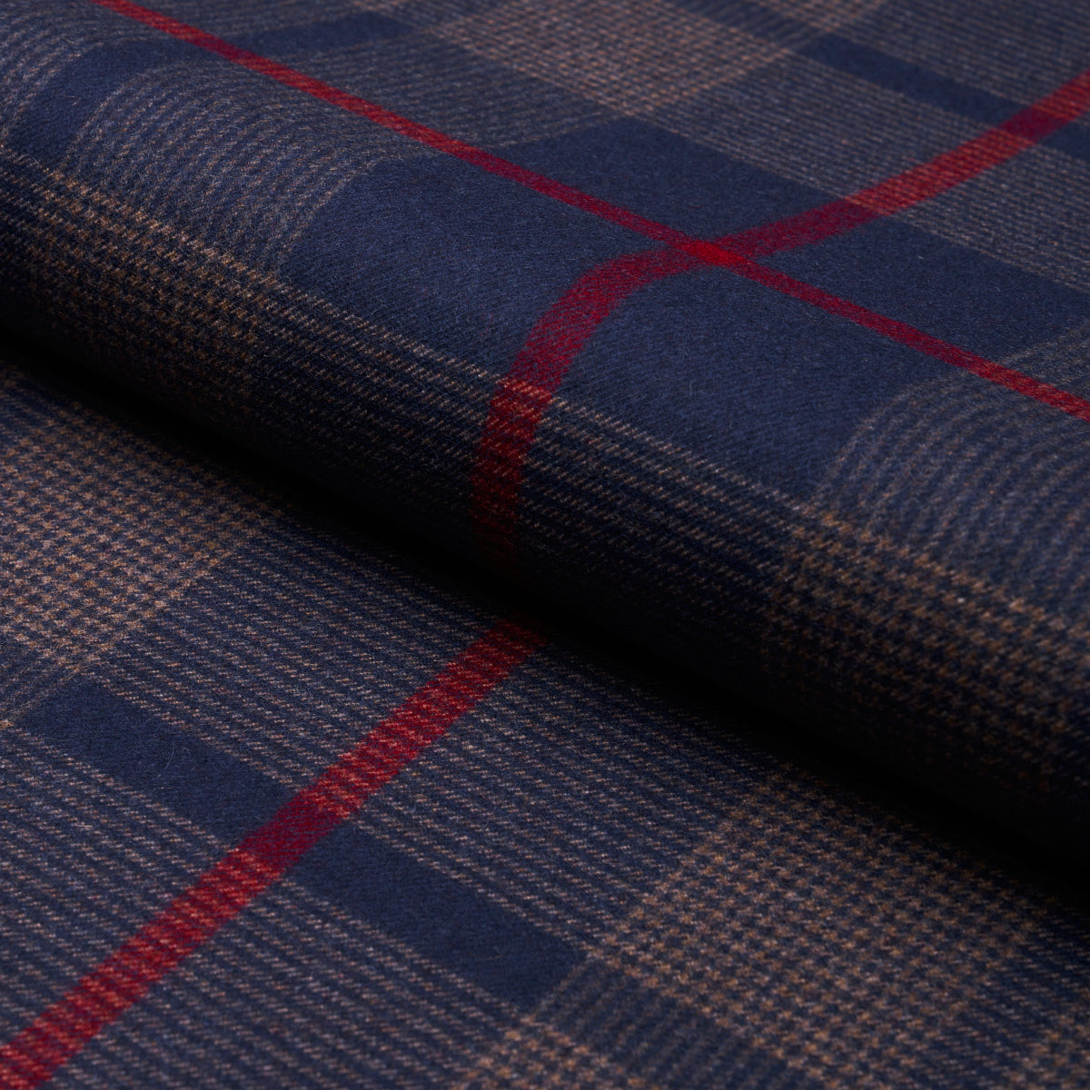 MONTANA WOOL PLAID | Navy