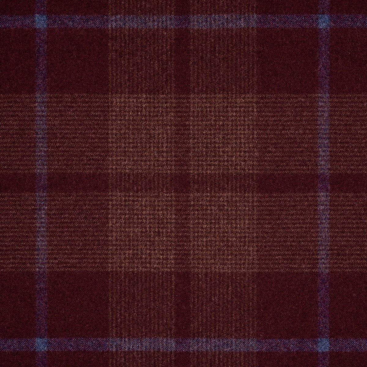 MONTANA WOOL PLAID | Burgundy