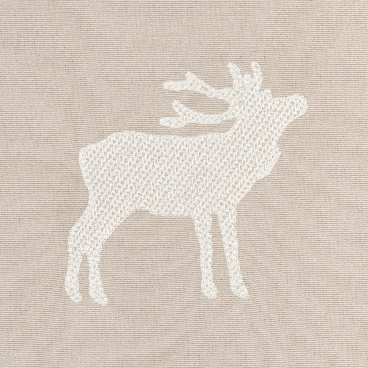 CARIBOU EMBROIDERY | PARCHMENT