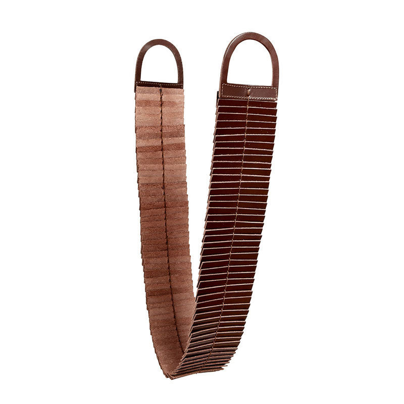 PRAIRIE LEATHER TIE BACK | SADDLE