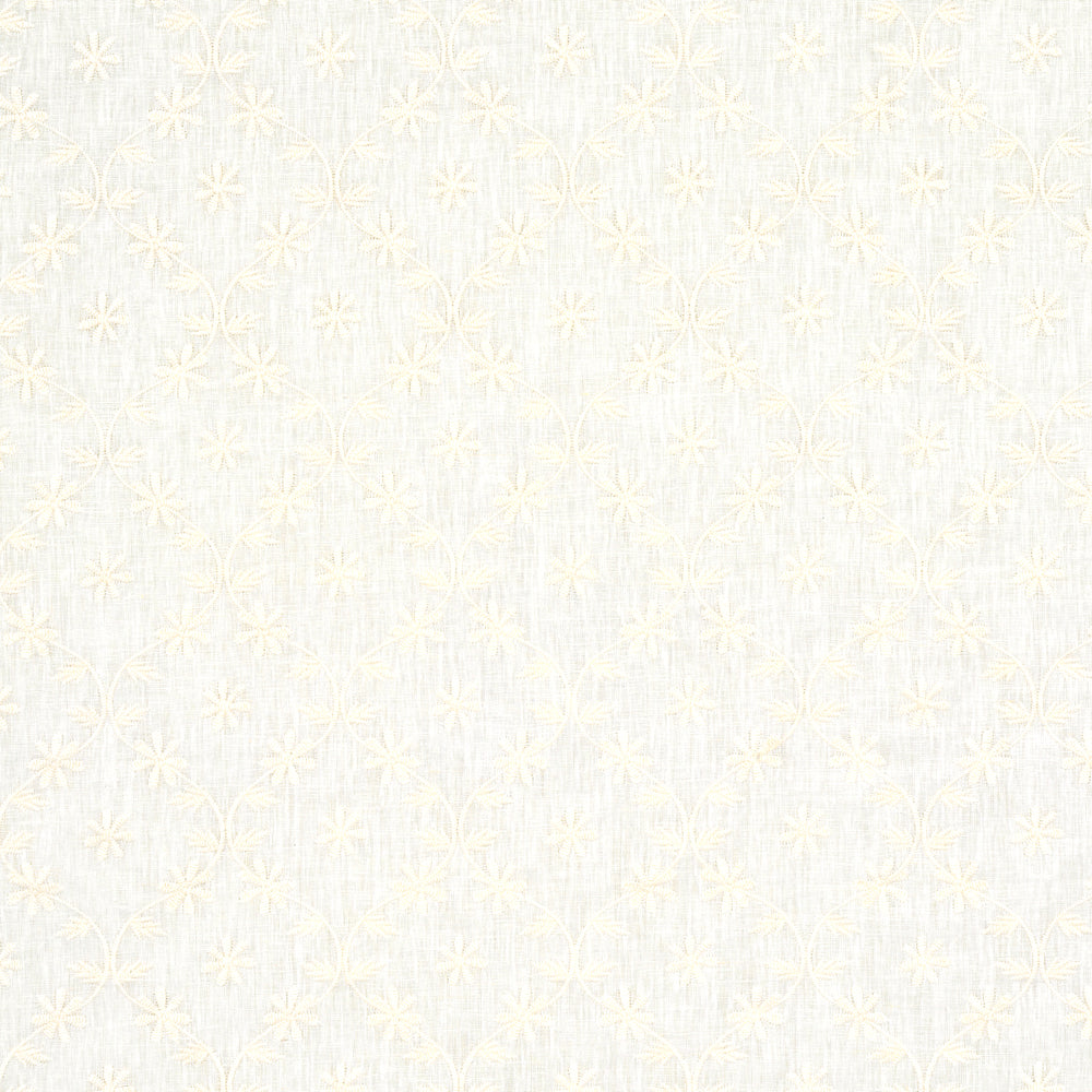 Cellini Embroidered Sheer | Ivory