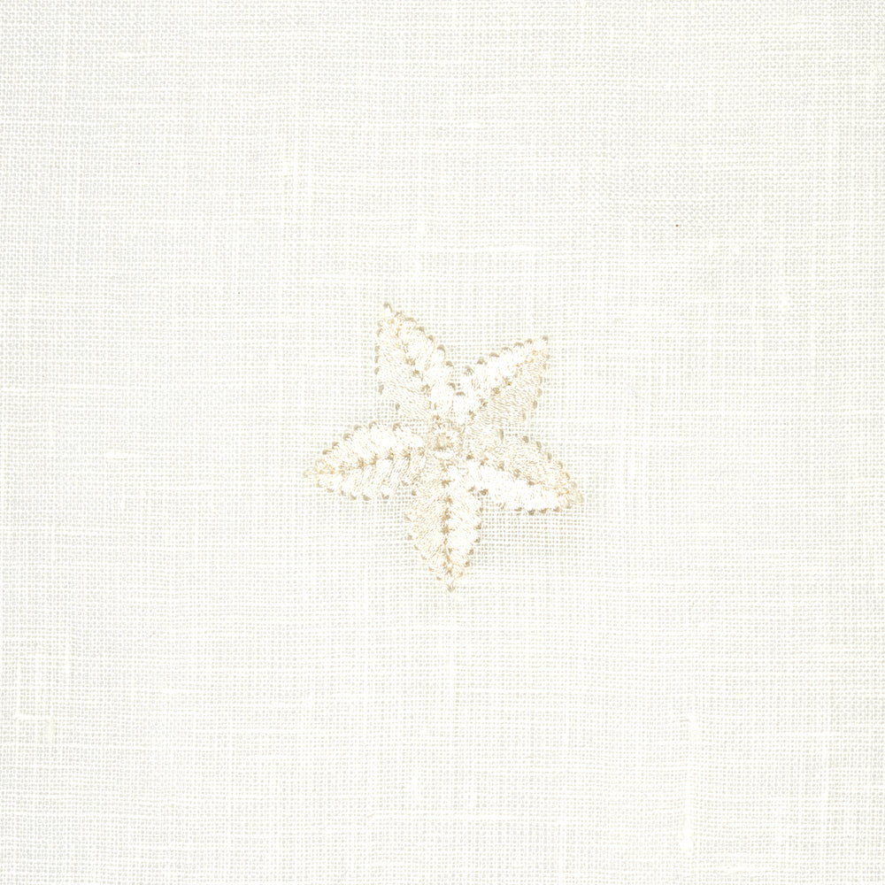 Vincenzo Embroidered Sheer | Ivory