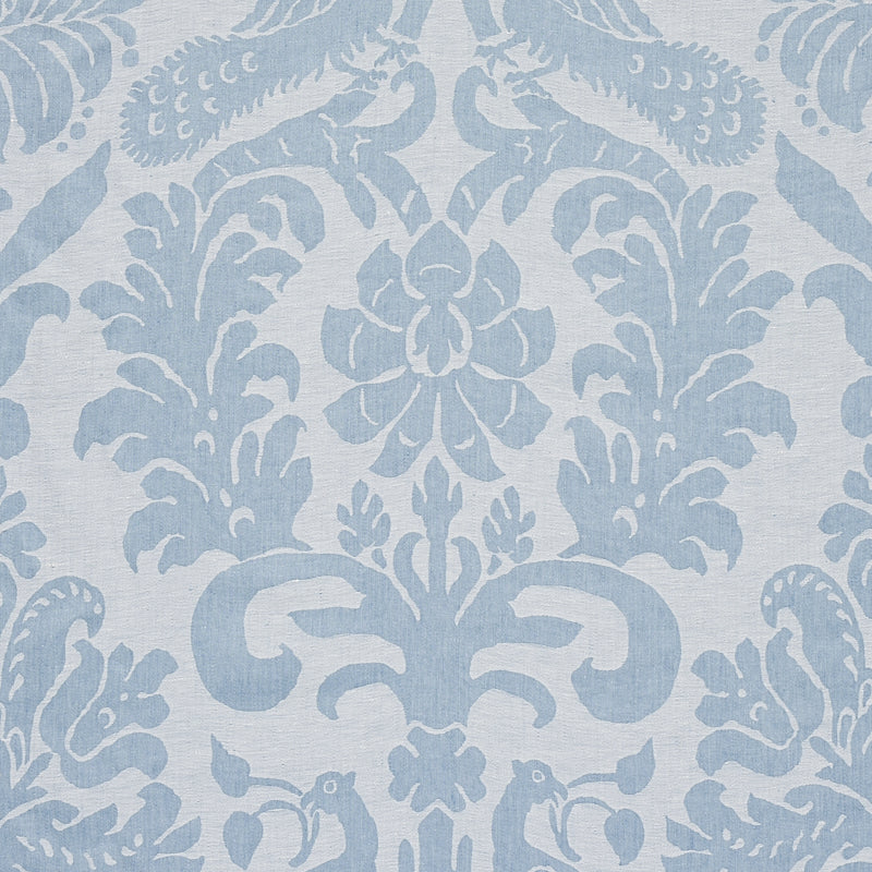 ANNA DAMASK | Soft Blue