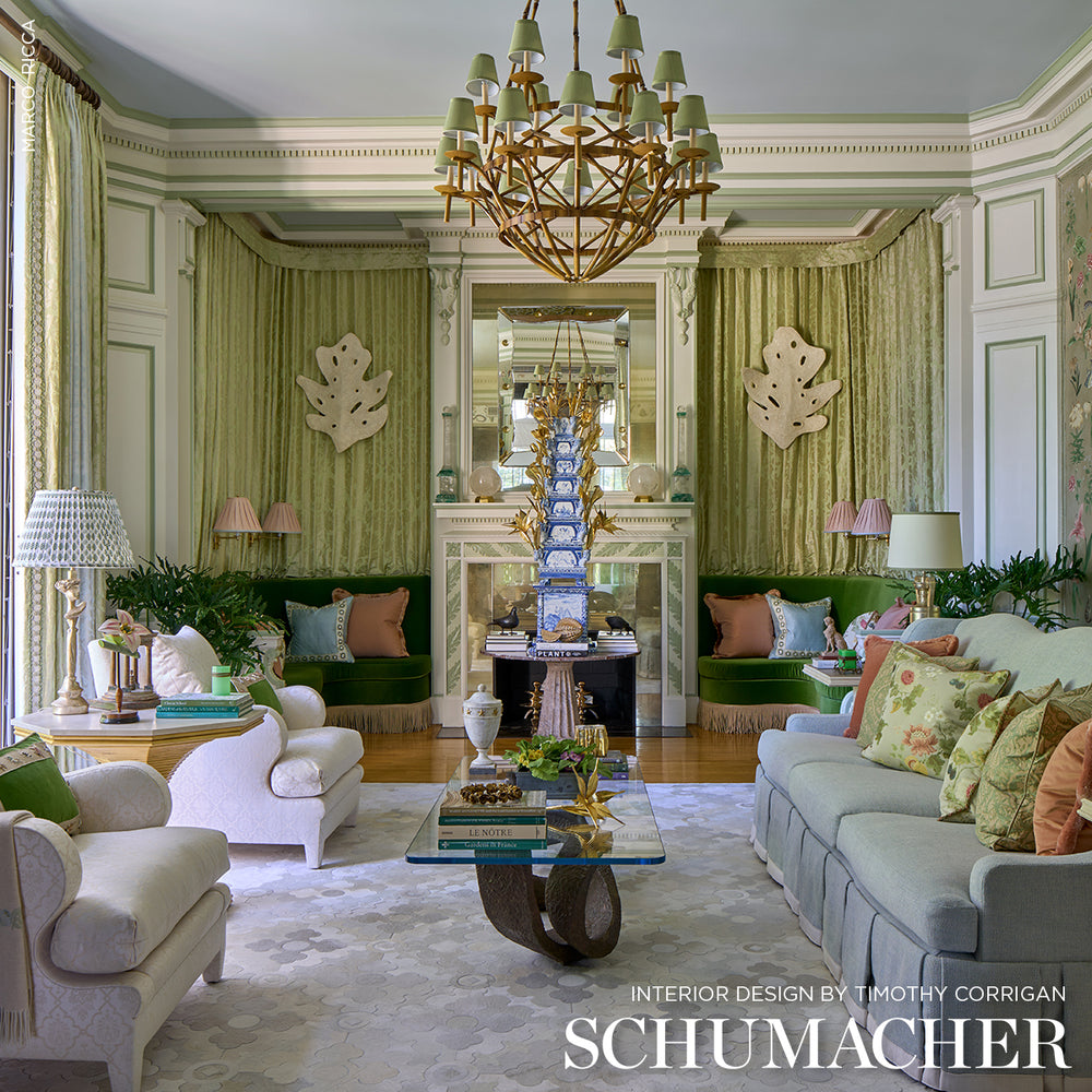 CHATEAU SILK DAMASK | Citron