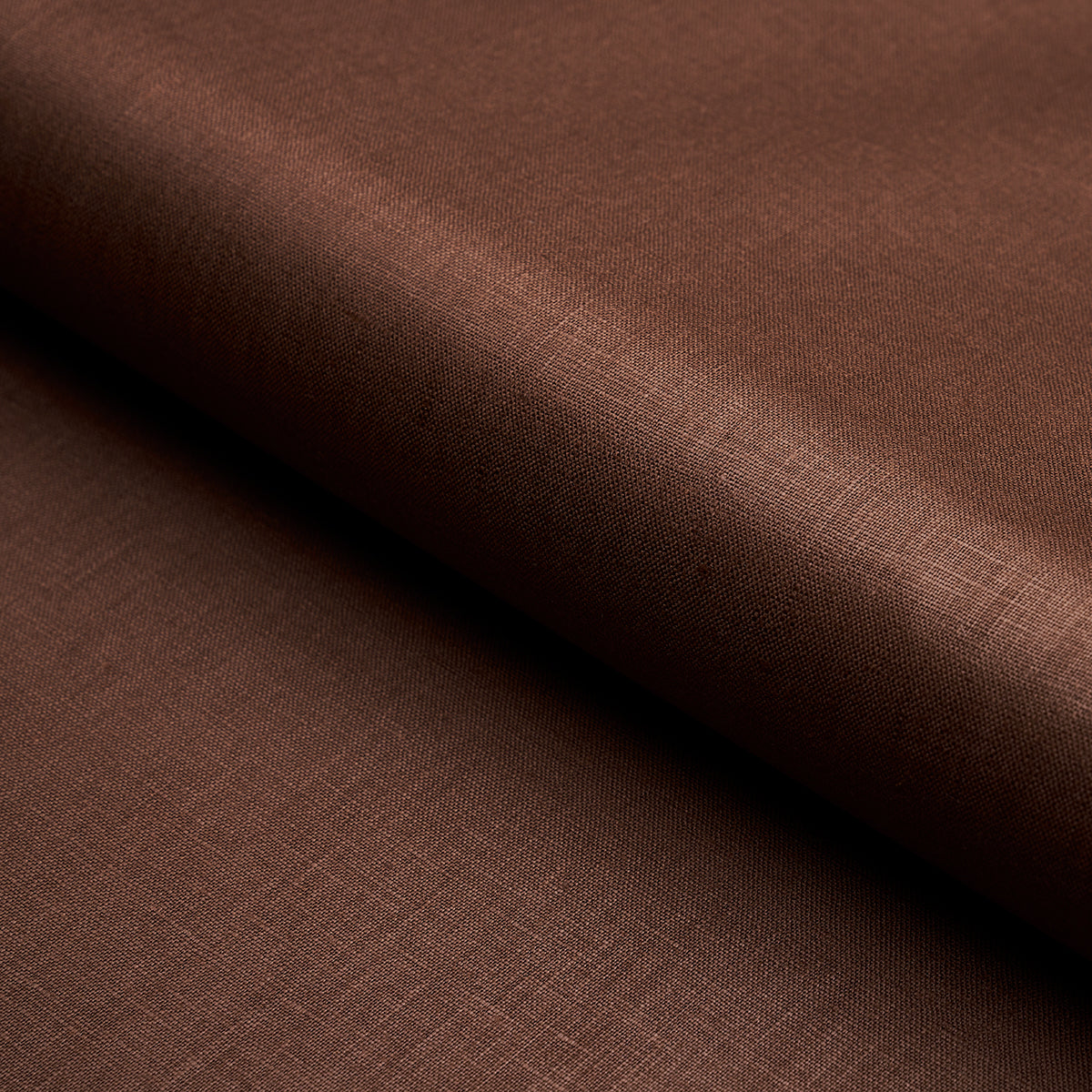 LANGE GLAZED LINEN | BROWN