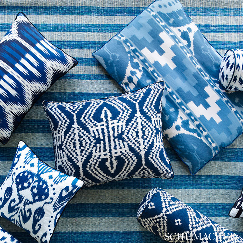 KIVA EMBROIDERED IKAT | LAPIS