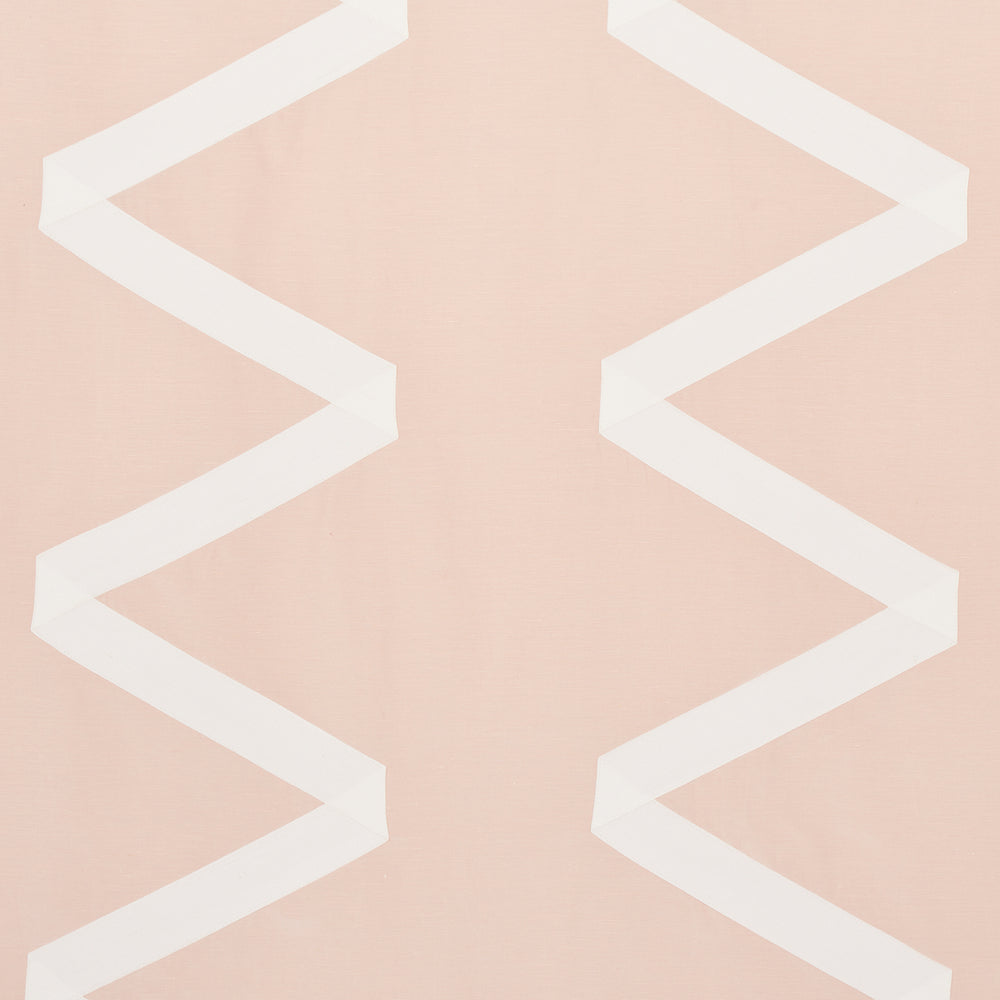 LEGERE LINEN SILK APPLIQUÉ | Ivory On Blush