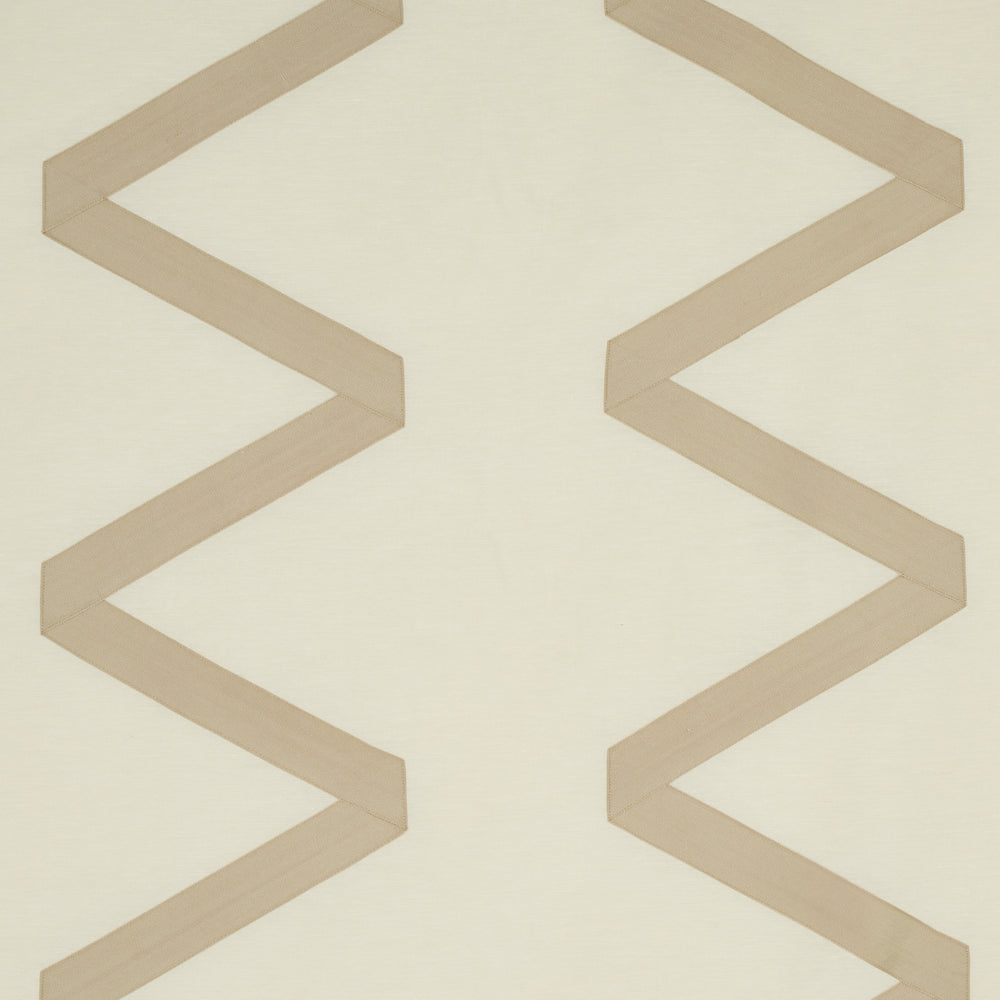 LEGERE LINEN SILK APPLIQUÉ | Dove On Ivory