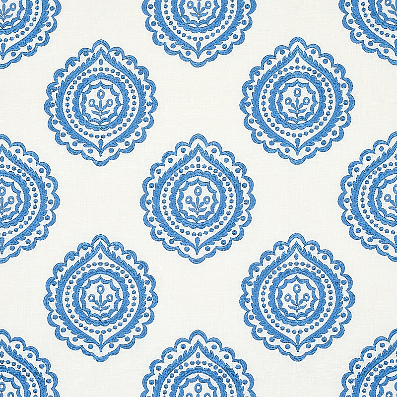 OLANA LINEN EMBROIDERY | BLUE