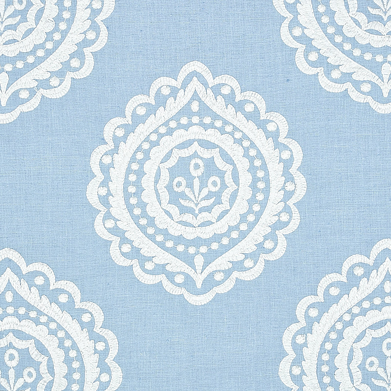 OLANA LINEN EMBROIDERY | SKY