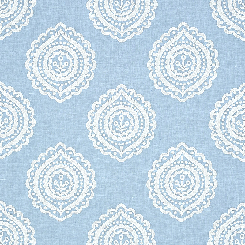 OLANA LINEN EMBROIDERY | SKY