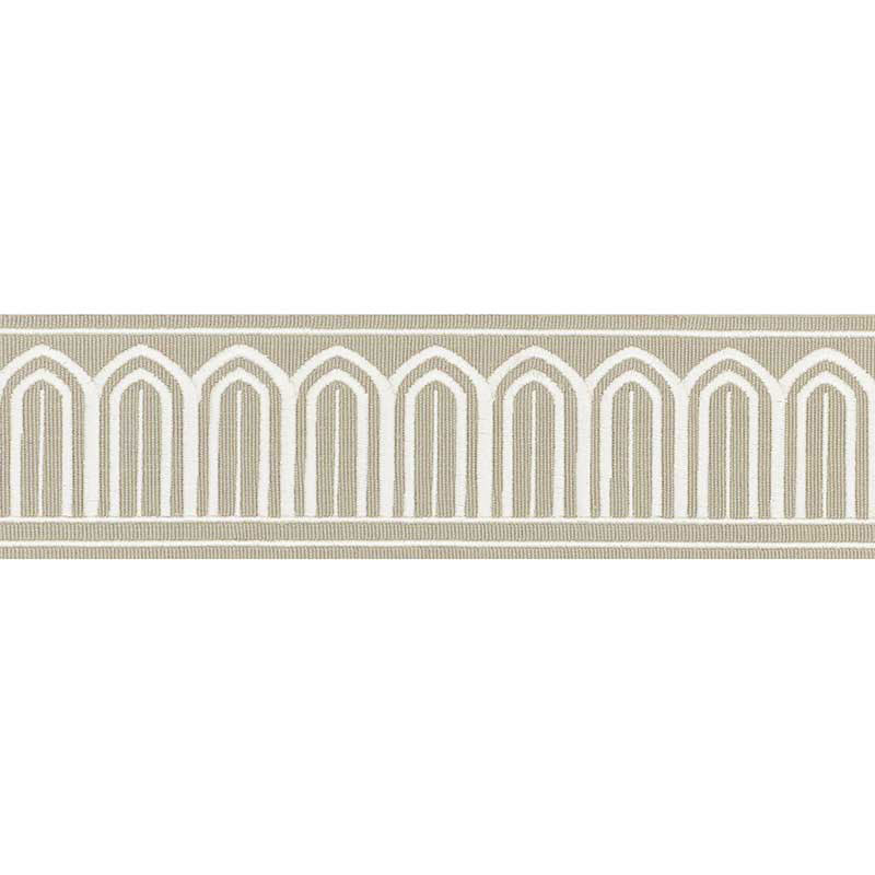 ARCHES EMBROIDERED TAPE MEDIUM | Taupe