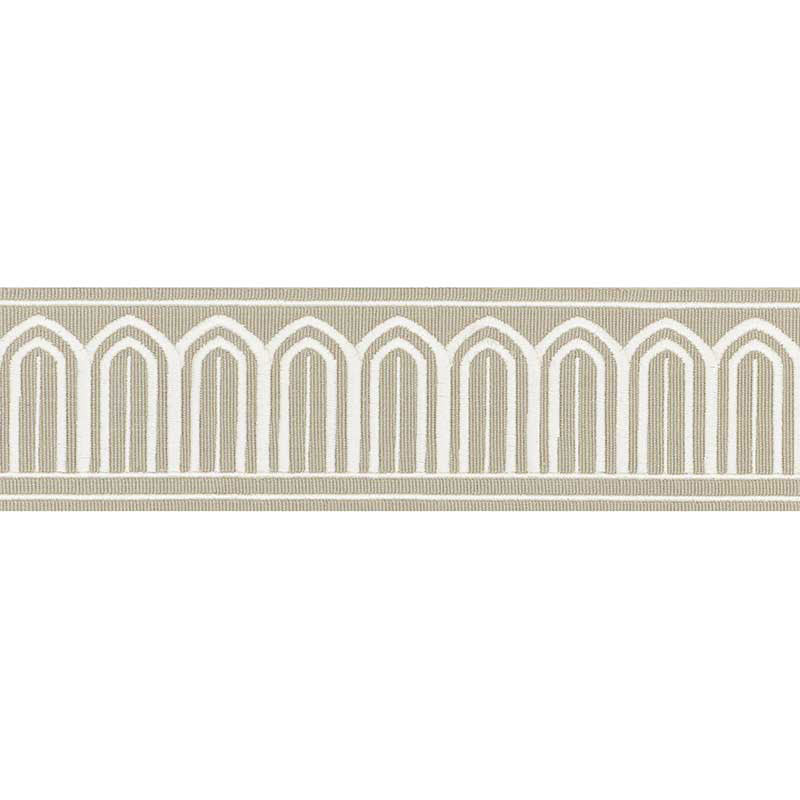 ARCHES EMBROIDERED TAPE MEDIUM | Taupe