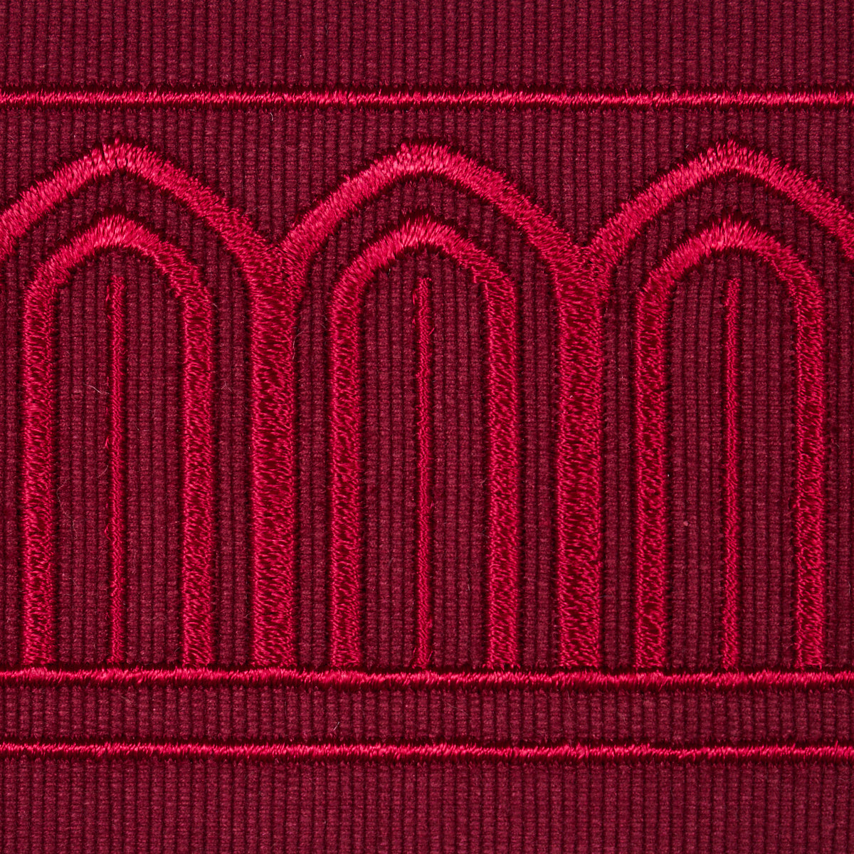 ARCHES EMBROIDERED TAPE MEDIUM | Red