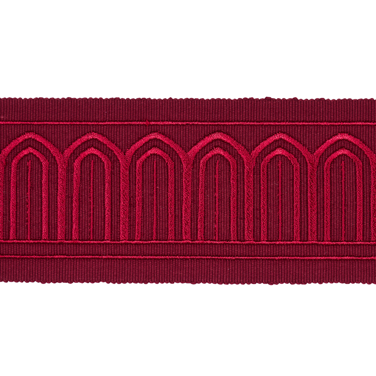 ARCHES EMBROIDERED TAPE MEDIUM | RED