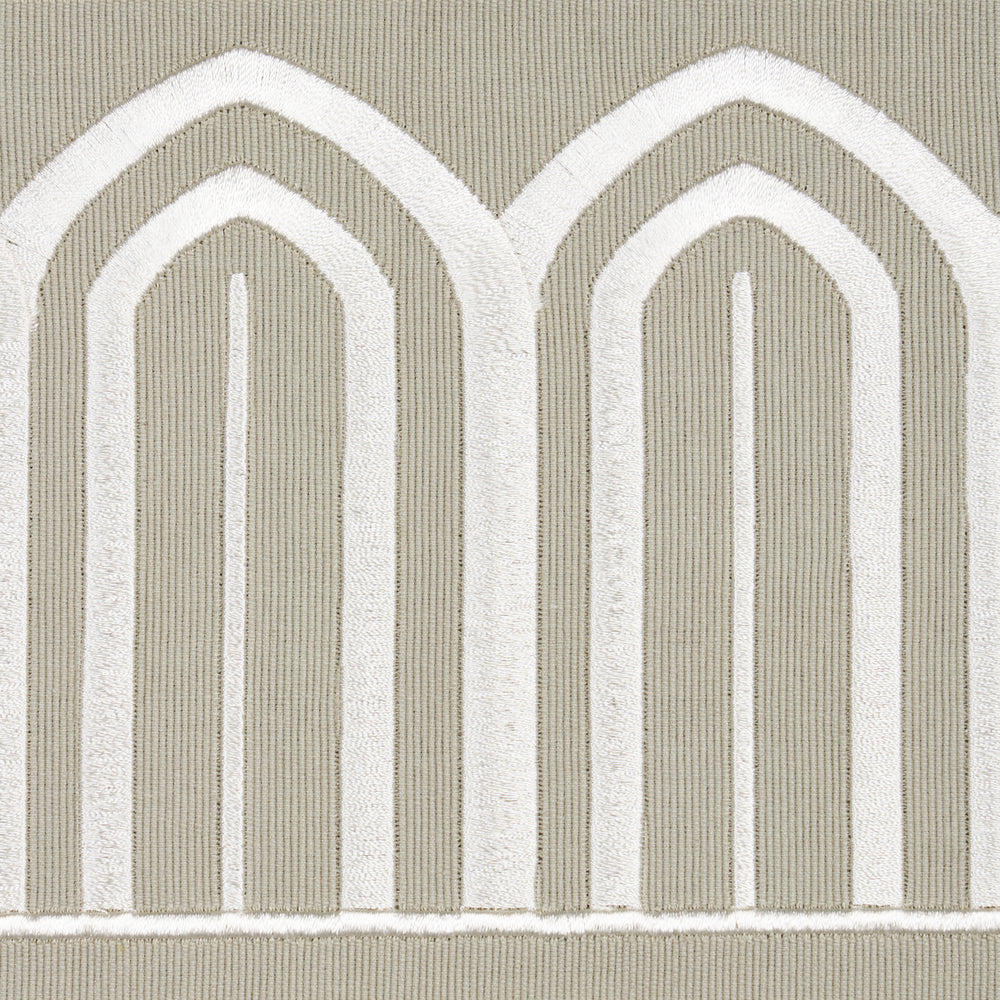 ARCHES EMBROIDERED TAPE WIDE | Taupe