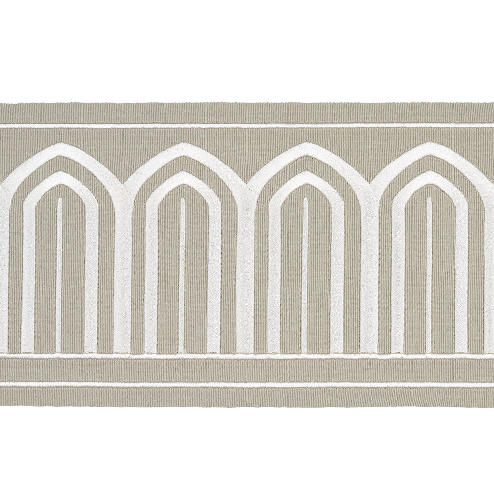 ARCHES EMBROIDERED TAPE WIDE | Taupe