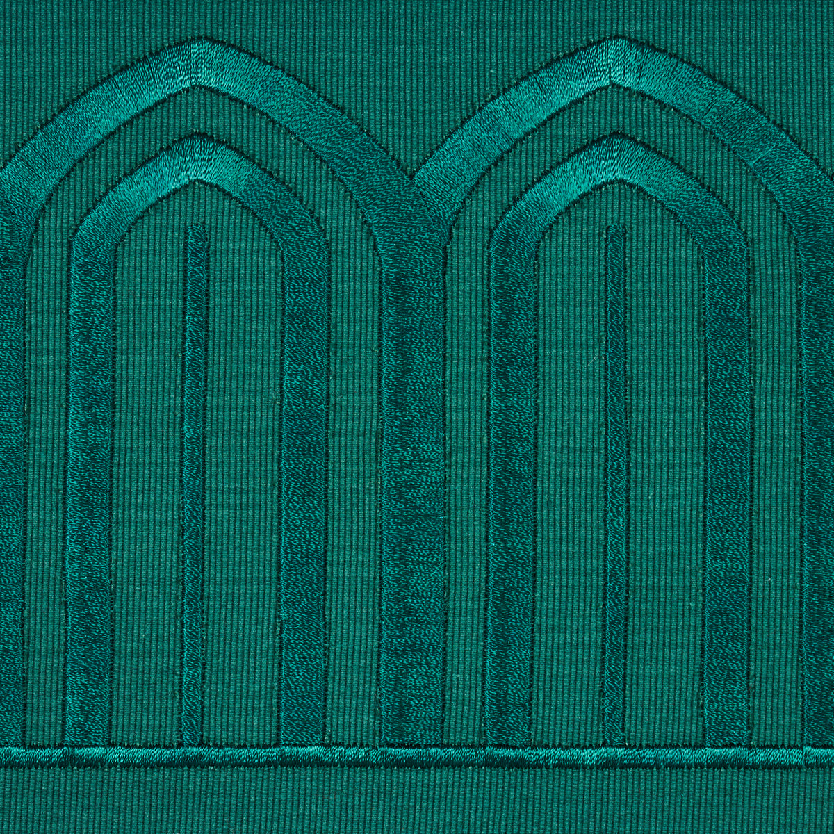 ARCHES EMBROIDERED TAPE WIDE | Emerald