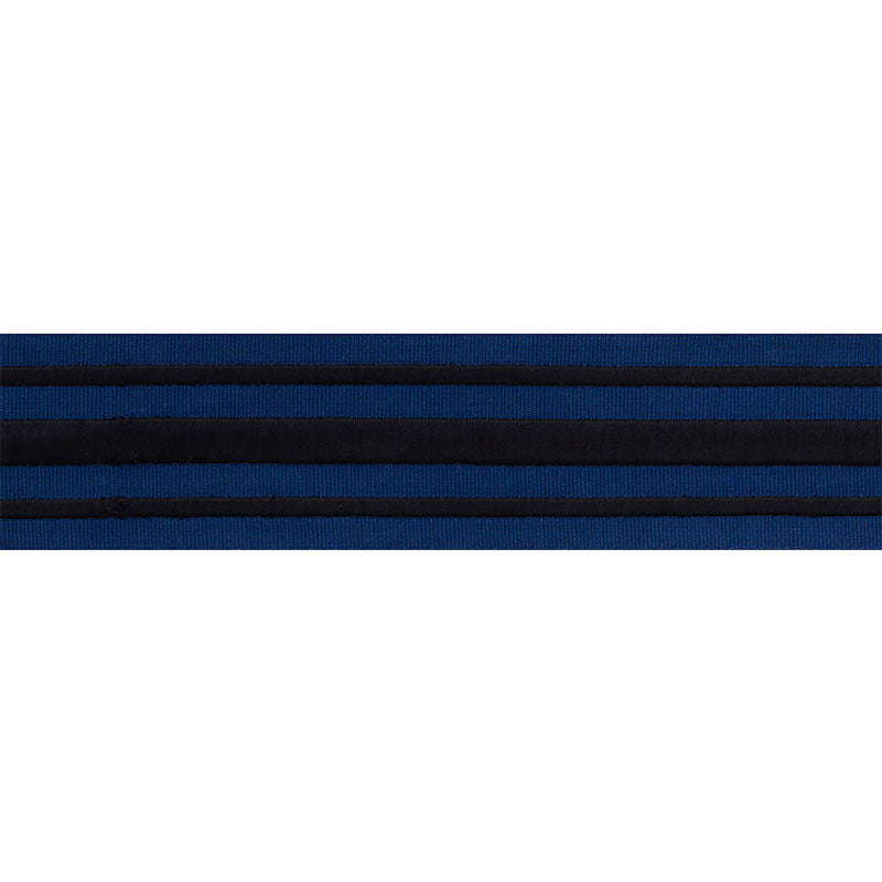 MILITARY STRIPE  TAPE | Black On Navy