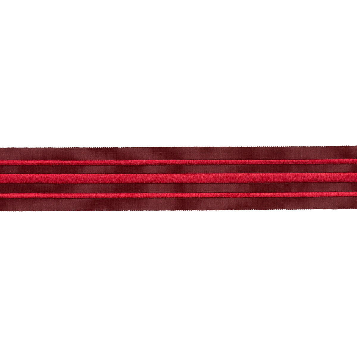 MILITARY STRIPE  TAPE | Red On Burgundy