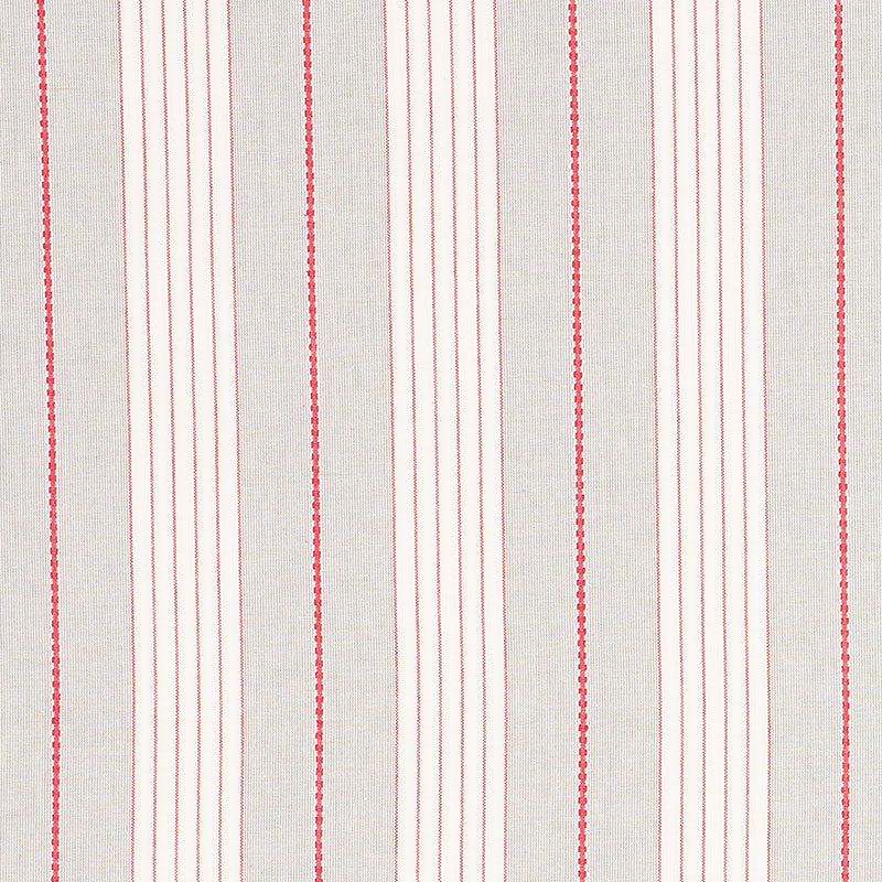AUDREY STRIPE | Grey & Red