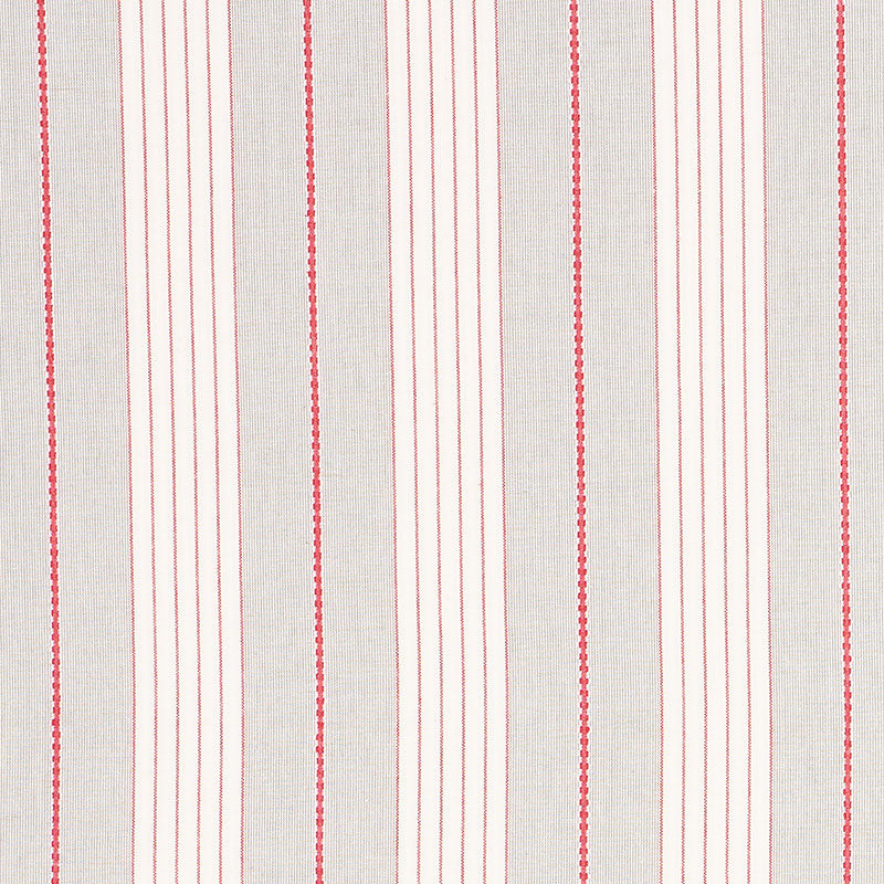 AUDREY STRIPE | GREY & RED